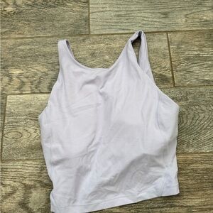 High Neck Align Tank Lavender Frost